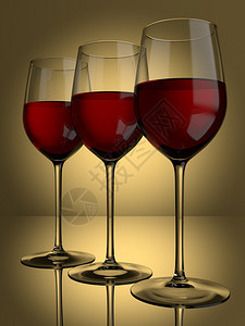 杯红酒在明亮的背景上图片