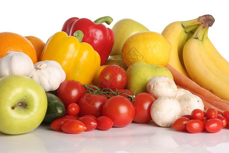 水果和蔬菜种类繁多图片