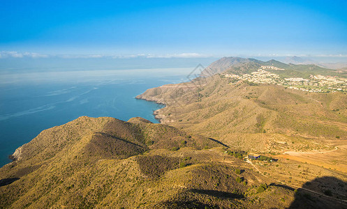 卡塔赫纳海岸空中景象图片