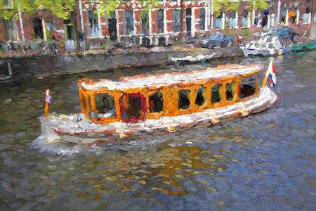 荷兰著名的阿姆斯特丹市荷兰绘画图片