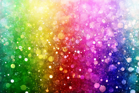 高清图片晕染渐变水彩彩虹与彩色星星高清图片云朵太阳光渐变彩虹光晕