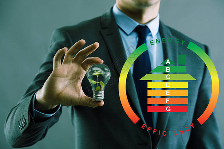 提高能效概念方面背景图片