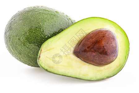 Avocado孤立背景图片