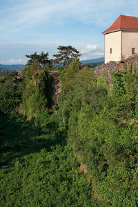 Uzhhorod城堡的墙壁乌克兰图片