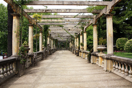 葡萄牙阿维罗公园共花园结构的景象图片