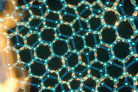 细胞和生物链分子和抽象构思3D成像计图片