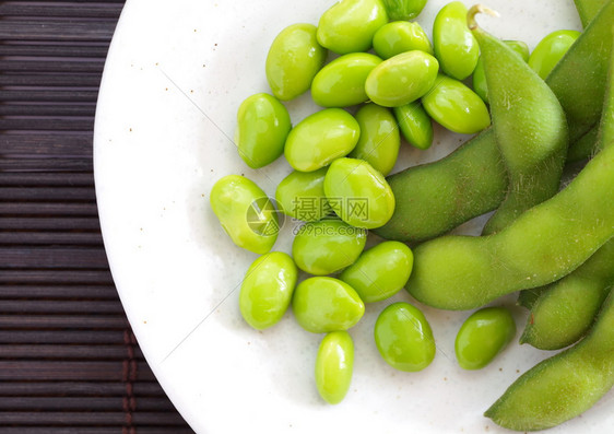 毛豆小点心煮青豆日本料理图片