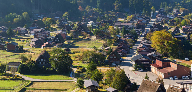 传统的白川乡老村图片