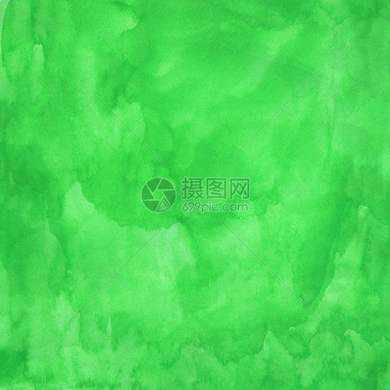 绿色水彩纹理颜色抽象的海藻背景图片