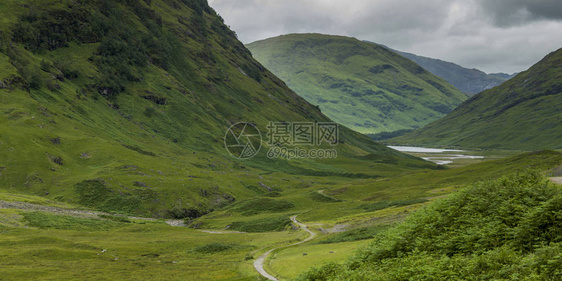 流经山脉苏格兰高地苏格图片