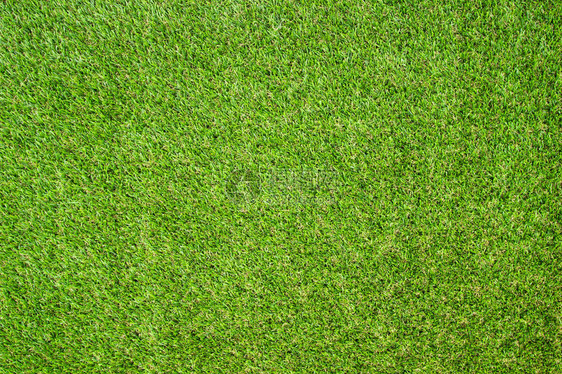 美丽的绿色人造草背景小插图或自然墙壁纹理非常适合在设计中使用自然图案纹理来自高尔夫球场或足球图片
