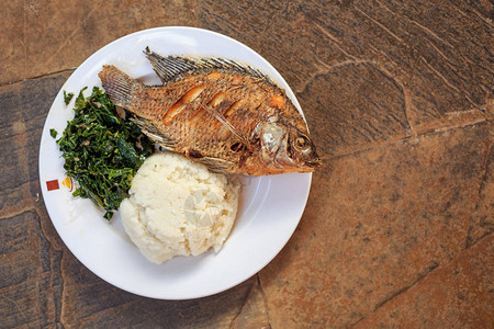 肯尼亚传统东非食物ugali图片