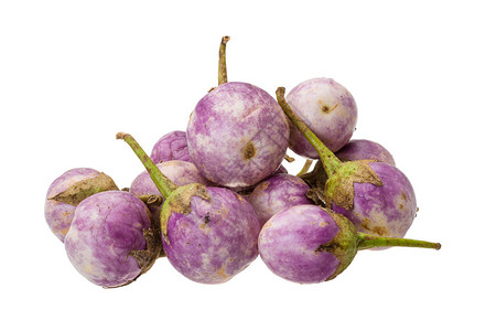 亚洲紫茄子分离背景图片