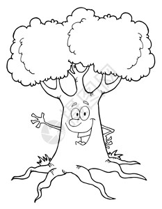 手绘树人图片-手绘树人素材图片大全-摄图网