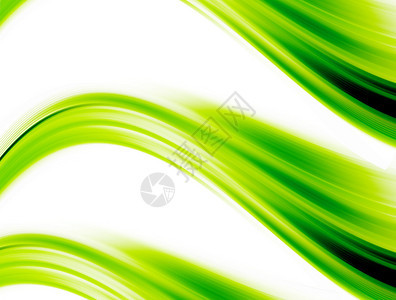 白色背景上的绿色动态波抽象插图Nameaction背景图片