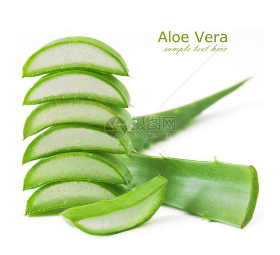 白色的清新aloevera图片