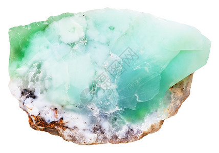 天然矿物石Chrysoprasechrysoprasus绿色铬晶状宝石图片