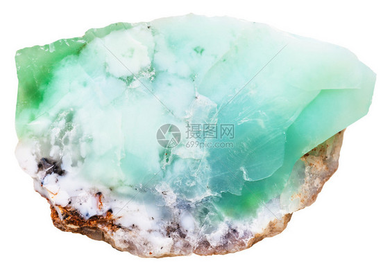 天然矿物石Chrysoprasechrysoprasus绿色铬晶状宝石图片