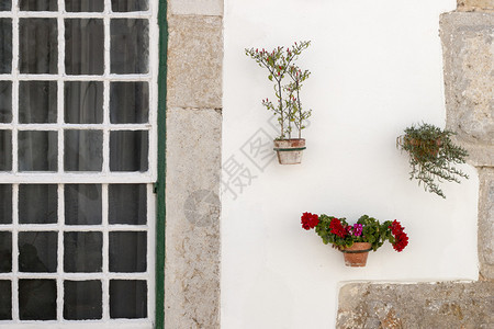 葡萄牙Algarve地区典型建筑的近距离观察图片