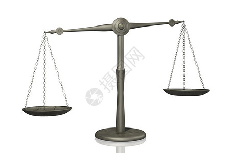 天平以白色背景上孤立的天平显示平衡的概念图像info背景