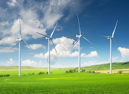 风力发电站生态图片