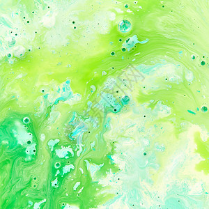 抽象的绿色油漆纹理背景图片