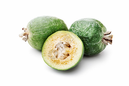 Feijoa食用绿色水果图片