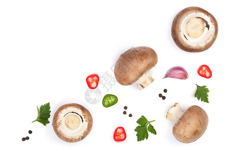 新鲜的辣椒蘑菇图片