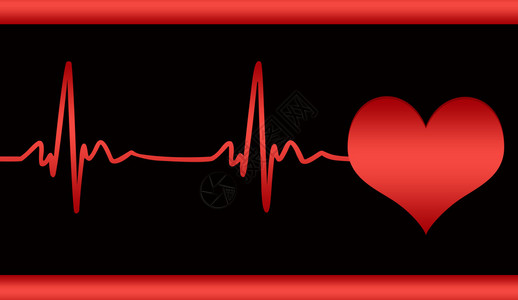 人体心脏搏斗的心血图片