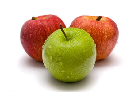 绿色苹果和红苹果图片