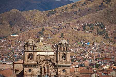 秘鲁库斯科Armas广场的IglesiadelaCompania历史图片