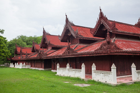 缅甸曼德勒皇宫景观图片