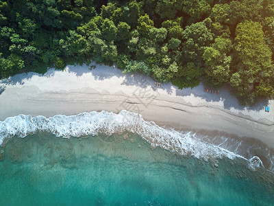 尼喀卡拉瓜海沟的清洁海滩图片