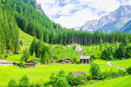 美丽的高山景观图片