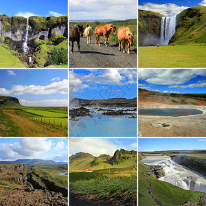 一些冰岛最著名的旅游景点图片