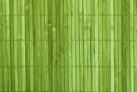 传统绿色竹垫纹理背景图片