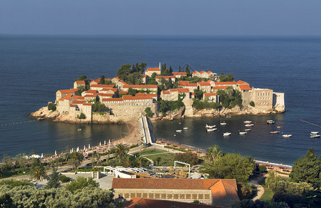 黑山圣斯特凡酒店全景背景图片