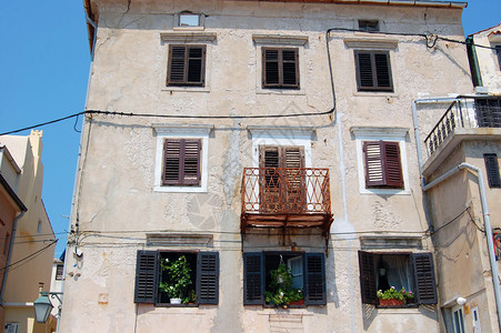 在克罗地亚旧建筑的外图片