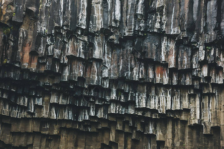 冰岛Svartifos黑巴萨尔特柱形图片