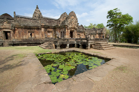 泰国布里拉姆省沙石城堡Phanomrung历史公园城堡图片