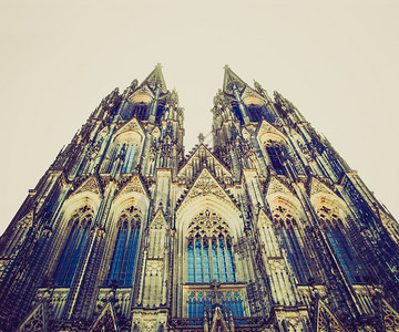 德国科隆的复古外观koelnerdom图片