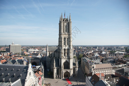 比利时古老城市根特建筑图片