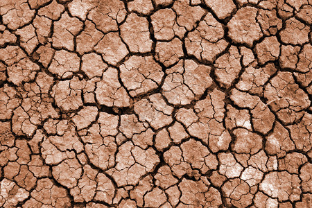 干涸的土地上的裂缝背景图片
