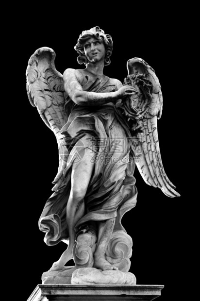 罗马圣安赫洛教皇的天使与桑图片