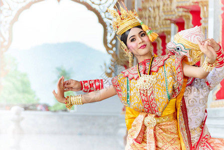 Khon是泰国古典传统舞蹈戏剧艺术图片