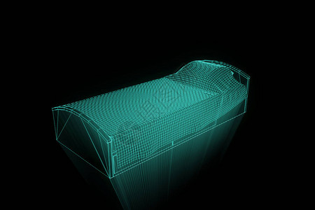 以全息无线框架风格为床位漂图片
