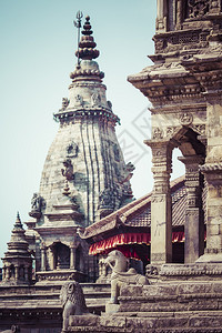 尼泊尔加德满都Bhaktapur的Durb图片