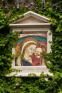 梵蒂冈花园罗马背景图片