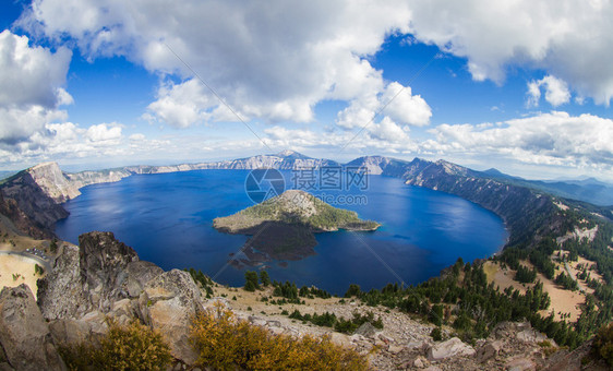 观察者峰顶是俄勒冈美丽风景的奥勒冈州图片