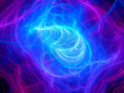 空间中的彩色电磁场计算机生背景图片